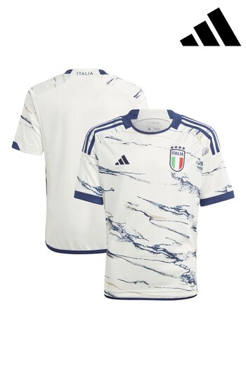 padded White Italy Away Shirt (C75330) | £50