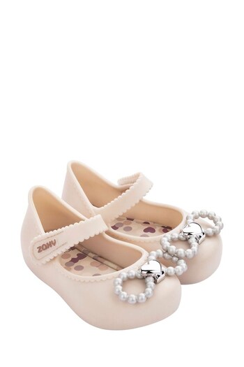 Zaxy White Pearl Beaded Effect Bow On The Toe Pumps (C75349) | £30