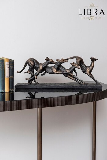 Libra Bronze Racing Greyhounds Sculpture Sculpture (C75621) | £90