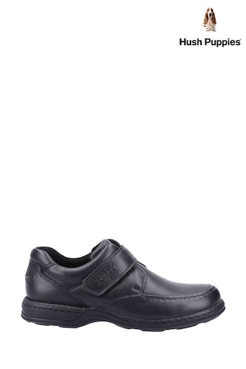 Hush Puppies Roman Velcro Black Sandals (C75726) | £95