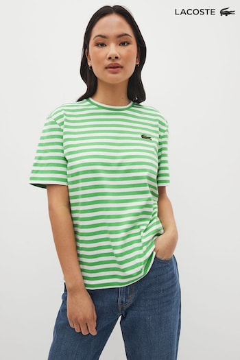Lacoste Xxl Striped Oversized T-Shirt (C75783) | £70