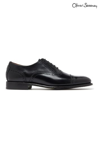 Oliver Sweeney Moycullen Black Calf Leather Country Brogues (C75805) | £259