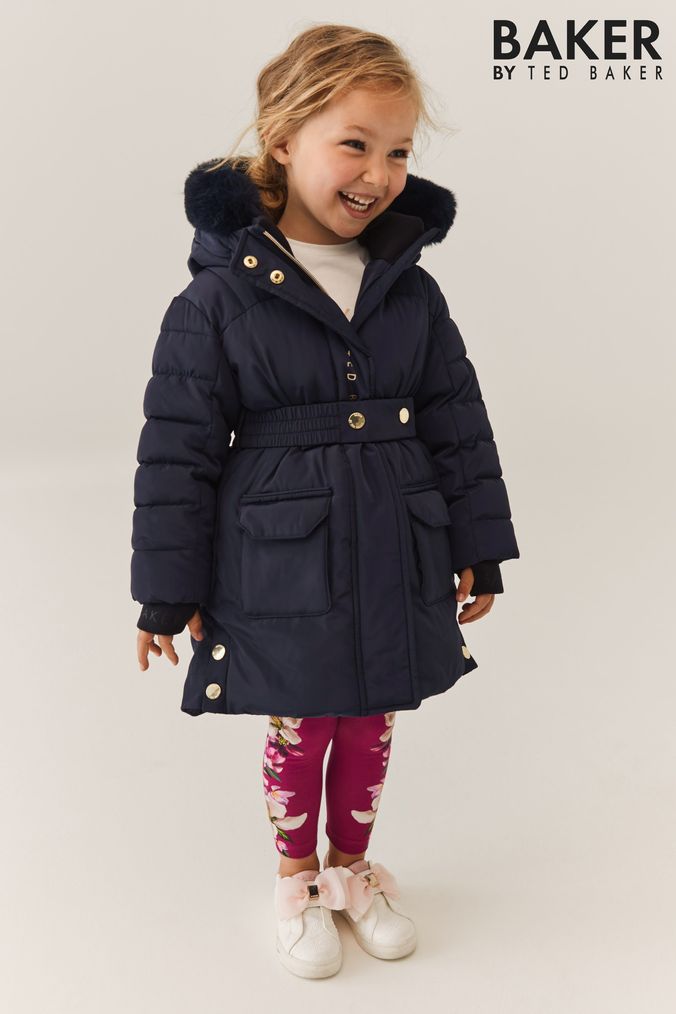 Buy Newborn Boys Younger Girls Baker by Ted Baker Coats Blue