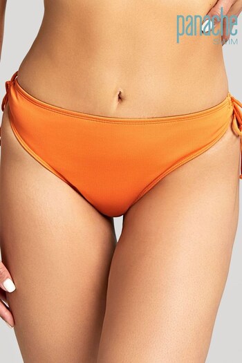 Panache Swim Orange Golden Hour Tie Side Bikini Bottoms (C76135) | £22
