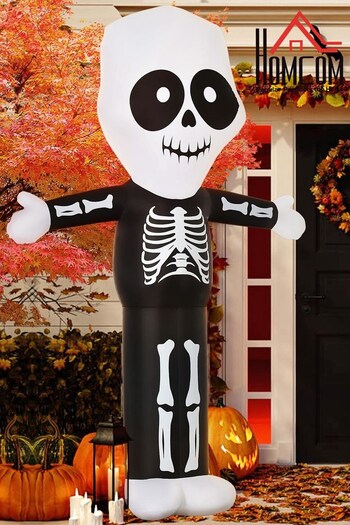 Homcom Black Inflatable Skeleton Ghost Decoration (C76221) | £82