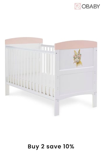 Obaby Pink Grace Inspire Cot Bed (C76333) | £195