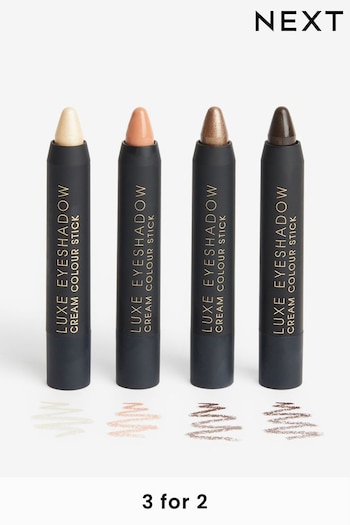 Set of 4 Barely There Set of 4 Luxe Cream Eyeshadow Crayons (C76416) | £16