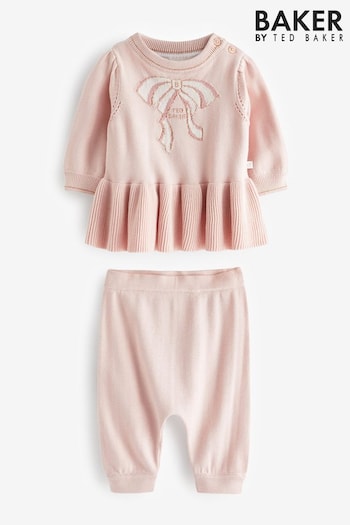 Baker by Ted Baker Pink Knitted Set (C76699) | £33 - £35