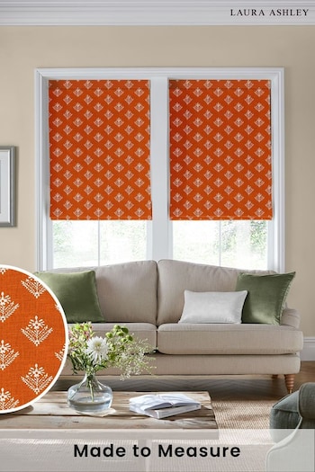 Laura Ashley Red Lady Fern Made To Measure Roman Blinds (C76813) | £99