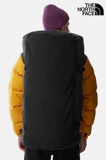 Essentials 3-Stripes Response Backpack Base Camp Large Black Duffel Bag (C76856) | £135