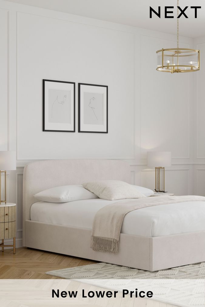 Next white hot sale bed