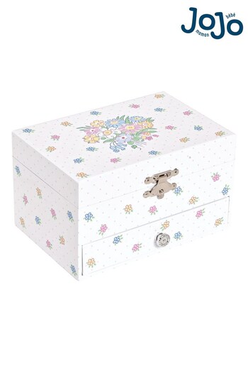 JoJo Maman Bébé Pretty Floral Musical Jewellery Box (C77117) | £20