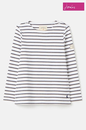 Joules Harbour White Long Sleeve Top (C77377) | £16.95 - £20.95