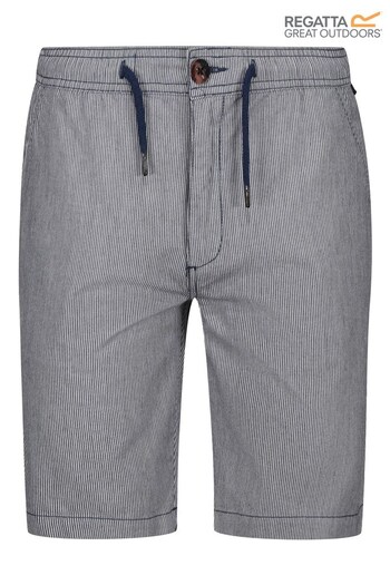 Regatta Albie Blue Elasticated Waistband Shorts (C77424) | £32