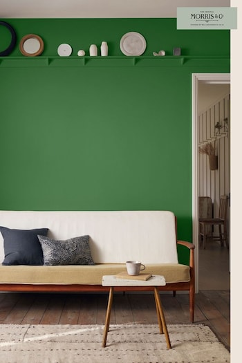 Morris & Co. Double Bougs Green Matt Emulsion 5LT Paint (C77554) | £98