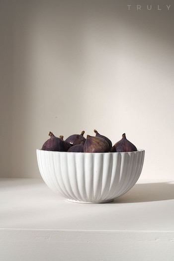 Truly Grey Small Fluted Serving Bowl (C77703) | £20