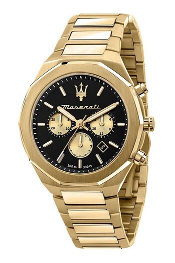 Maserati Gents Stile Yellow Watch (C78430) | £309