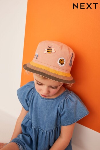 Neutral Character Embroidered Bucket Hat (3mths-13yrs) (C78507) | £8.50 - £10.50