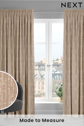 Natural Lenna Made To Measure Curtains (C78603) | £109