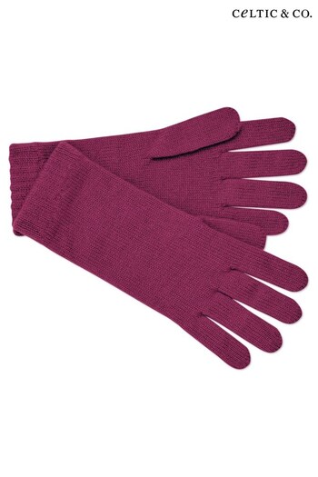 Celtic & Co. Pink Cashmere Gloves (C78774) | £60