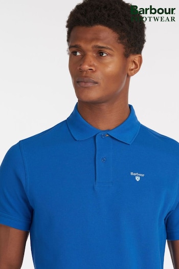 Barbour® Sports Blue Essential Sports Polo Shirt (C79025) | £45
