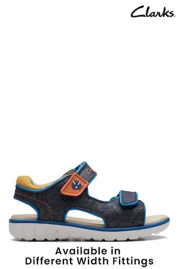 Clarks Blue Kids Multi Fit Trek Water Sandals Routes (C79110) | £38