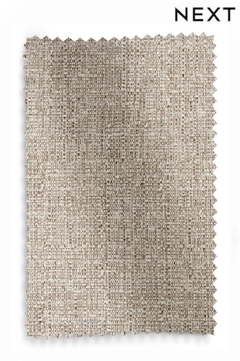 Tweedy Plain Mid Natural Fabric Swatch (C79114) | £0