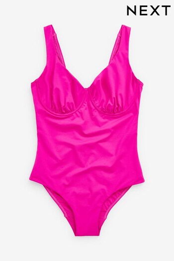 Pink Tummy Control DD+ Wired Swimsuit (C79185) | £42