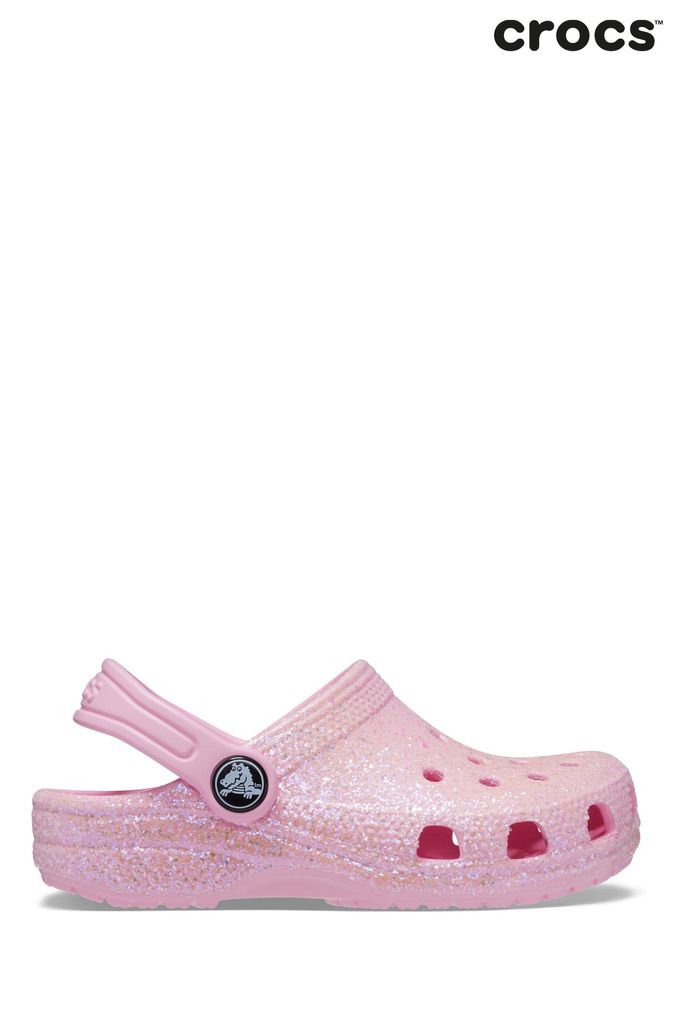 Crocs Toddler Classic Glitter Clog Sandals (C79384) | £35