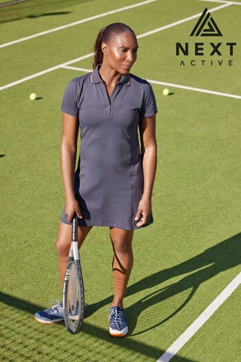 Navy Active Sports Tennis Polo Dress (C79403) | £35