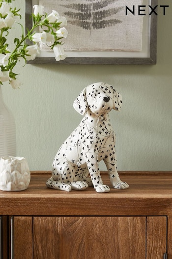 White/Black Ace The Dalmatian Dog Ornament (C79640) | £24