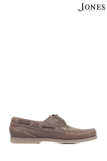 Jones Bootmaker Mens Parsons Leather Boat Shoes (C79825) | £99