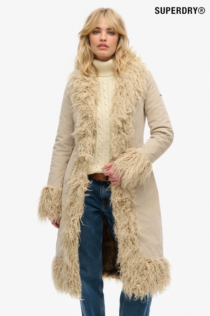 Superdry teddy coat store