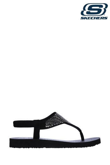 Skechers Black Meditation Womens Sandals (C80034) | £37