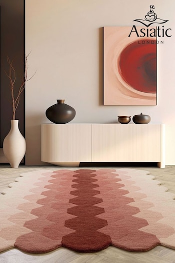 Asiatic Rugs Pink Hive Rug (C80120) | £135 - £592
