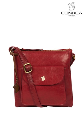Conkca Shona Leather Cross-Body Bag (C80239) | £49