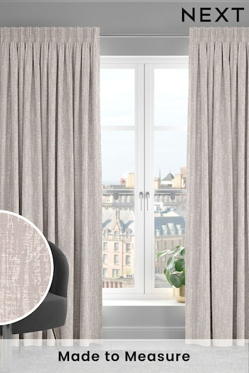 Silver Lenna Made To Measure Curtains (C80560) | £109