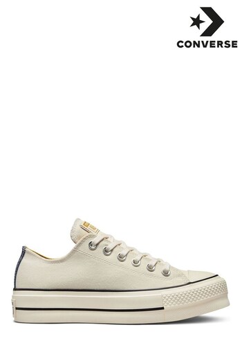 Converse White Low Top Trainers (C80711) | £80