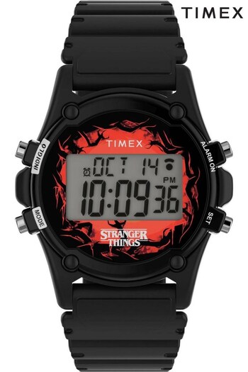 Timex Gents Stranger Things Atlantis Black Watch (C80767) | £80
