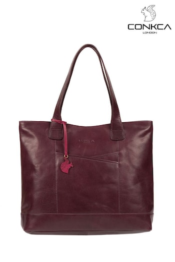 Conkca Patience Leather Tote Bag (C81036) | £75