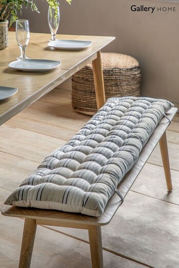 Gallery Home Natural Stripe Bench Pad (C81209) | £40