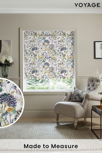 Voyage Sky Blue Country Hedgerow Made to Measure Roller Blind (C81555) | £73