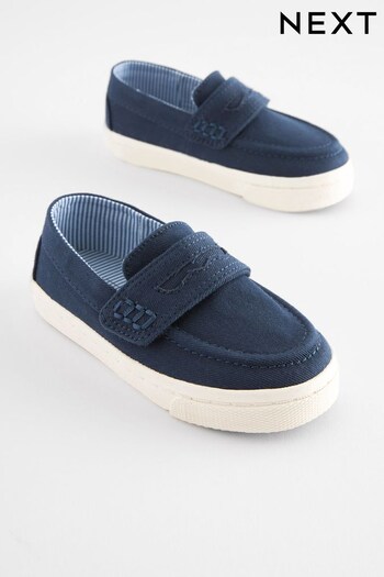 Navy Blue Penny Loafers (C81659) | £17 - £20
