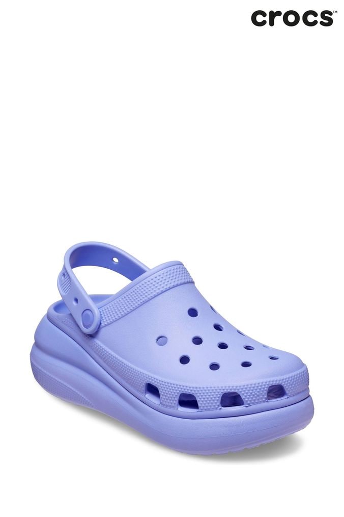 Purple crocs women's shop size 8