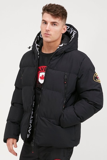 Zavetti Canada Malvini Black 2.0 Puffer Jacket (C81908) | £105