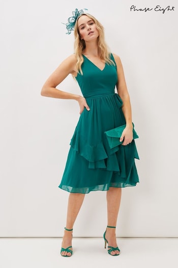 Phase Eight Green Breesha Dress (C82018) | £140