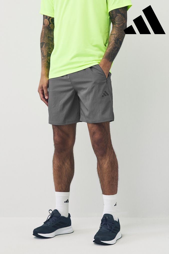 Short adidas homme gris cheap