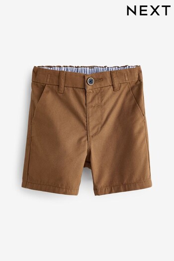 Tan Brown Chino Shorts (3mths-7yrs) (C82074) | £7 - £9