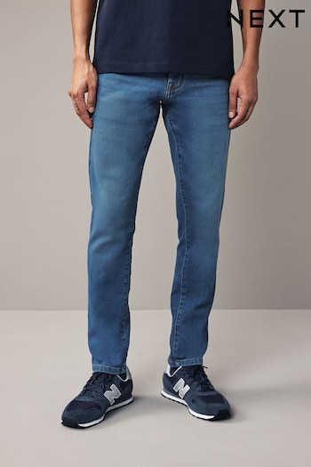 Light Blue Skinny Motion Flex Stretch Straight Fit Jeans (C82289) | £30