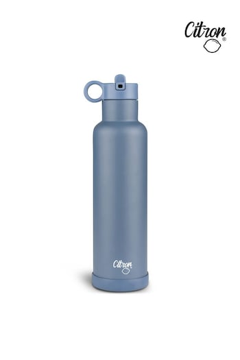 Citron Insulated Water Bottle with Extra Lid 750ml Blue (C82496) | £29